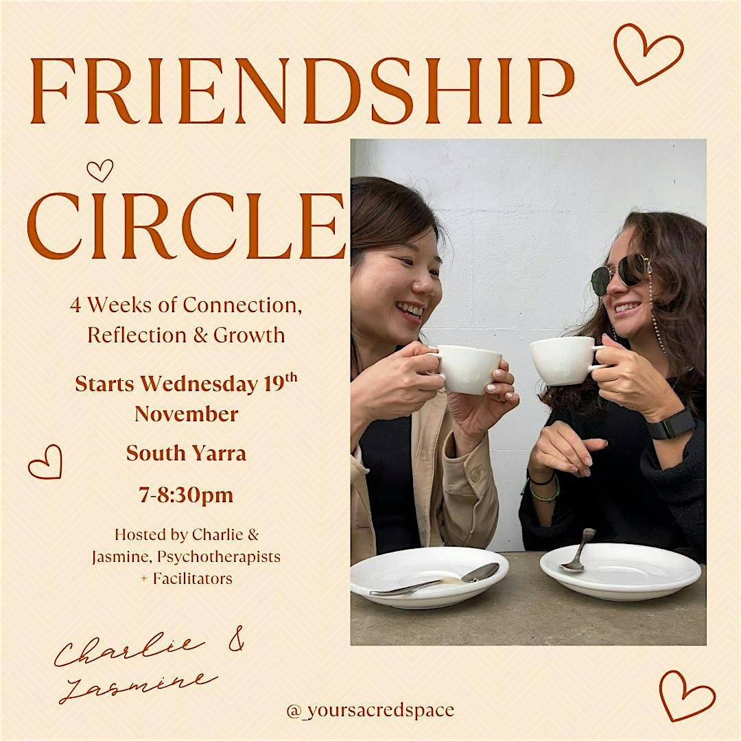 Friendship Circle Series \u2013 A 4-Week Journey of Connection & Self-Discovery