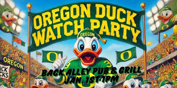 Oregon Duck Rose Bowl Watch Party