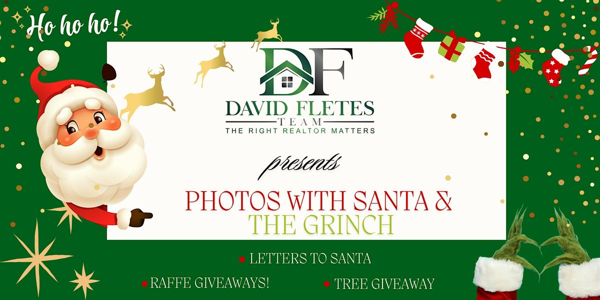 Team Fletes Presents: Photos with Santa & the Grinch!