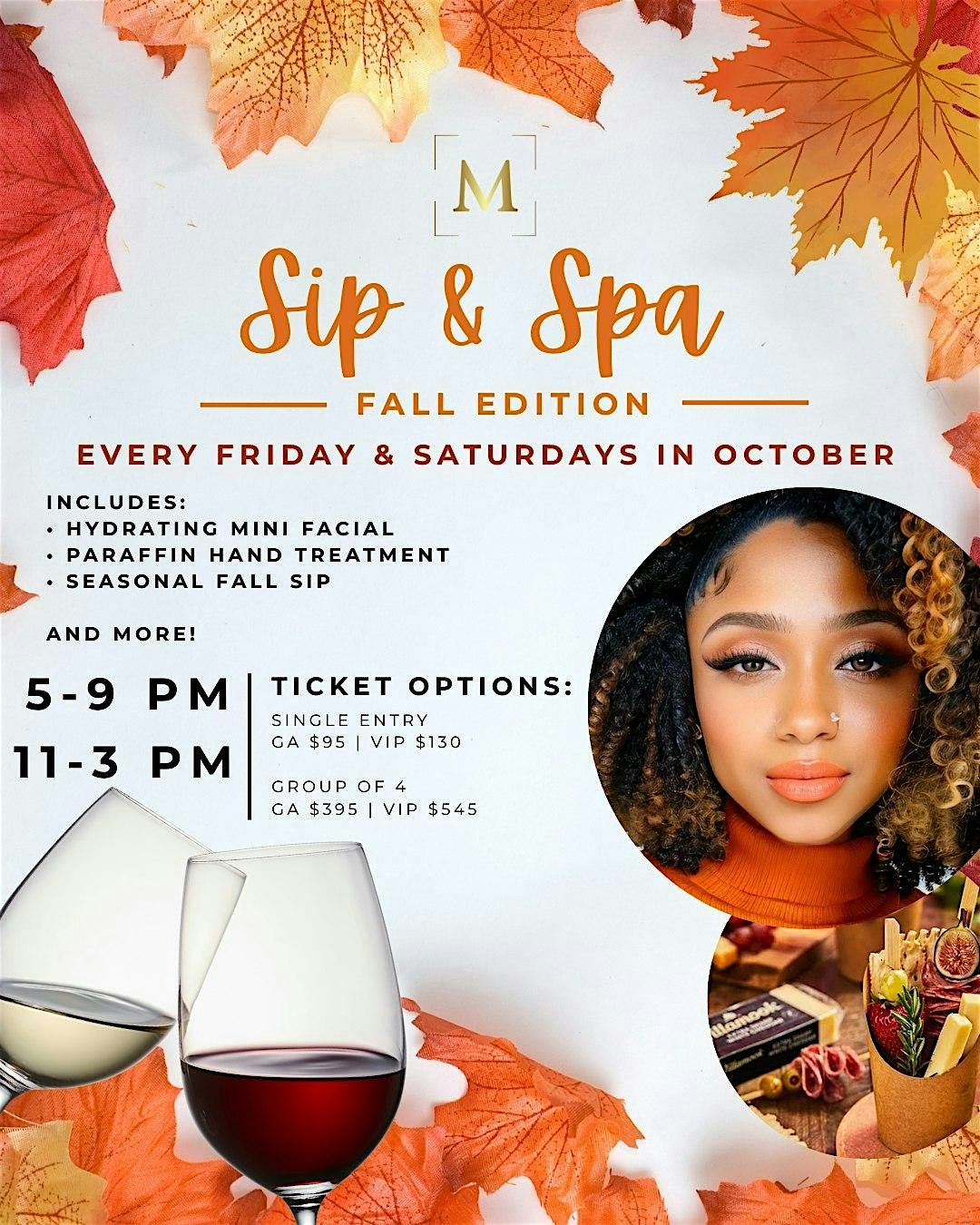 Sip & Spa Fall Edition