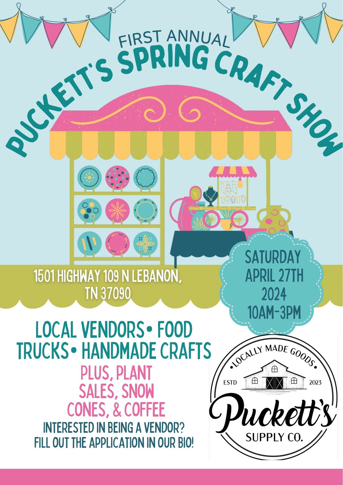 Pucketts Spring Craft Show?