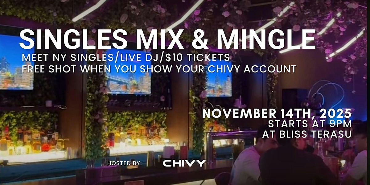Mix and Mingle at Bliss Terasu