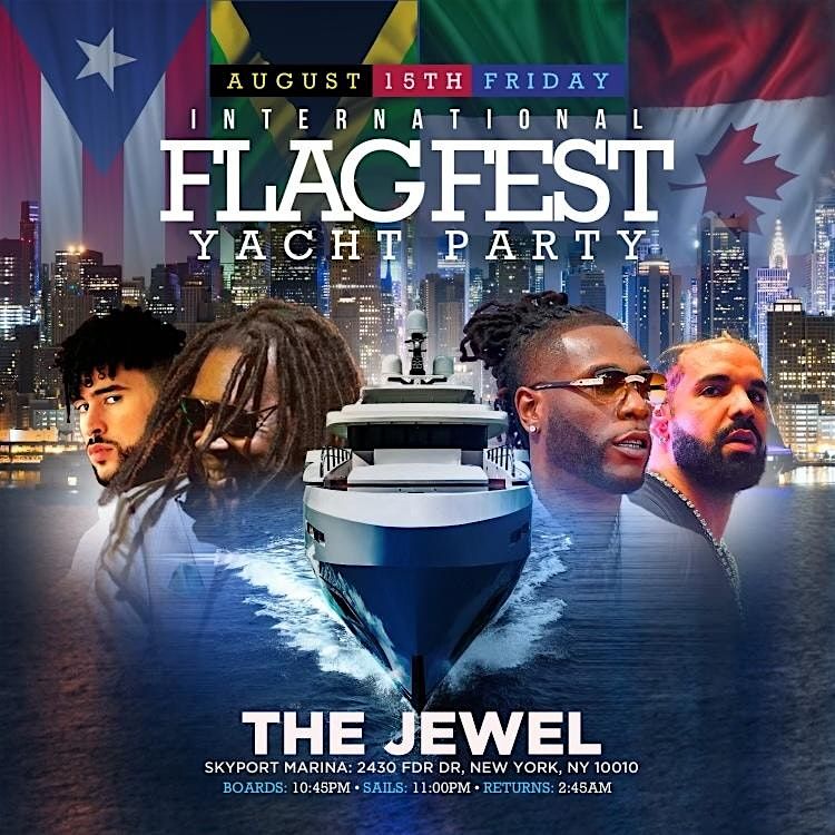 FlagFest Yacht Party aboard The Jewel