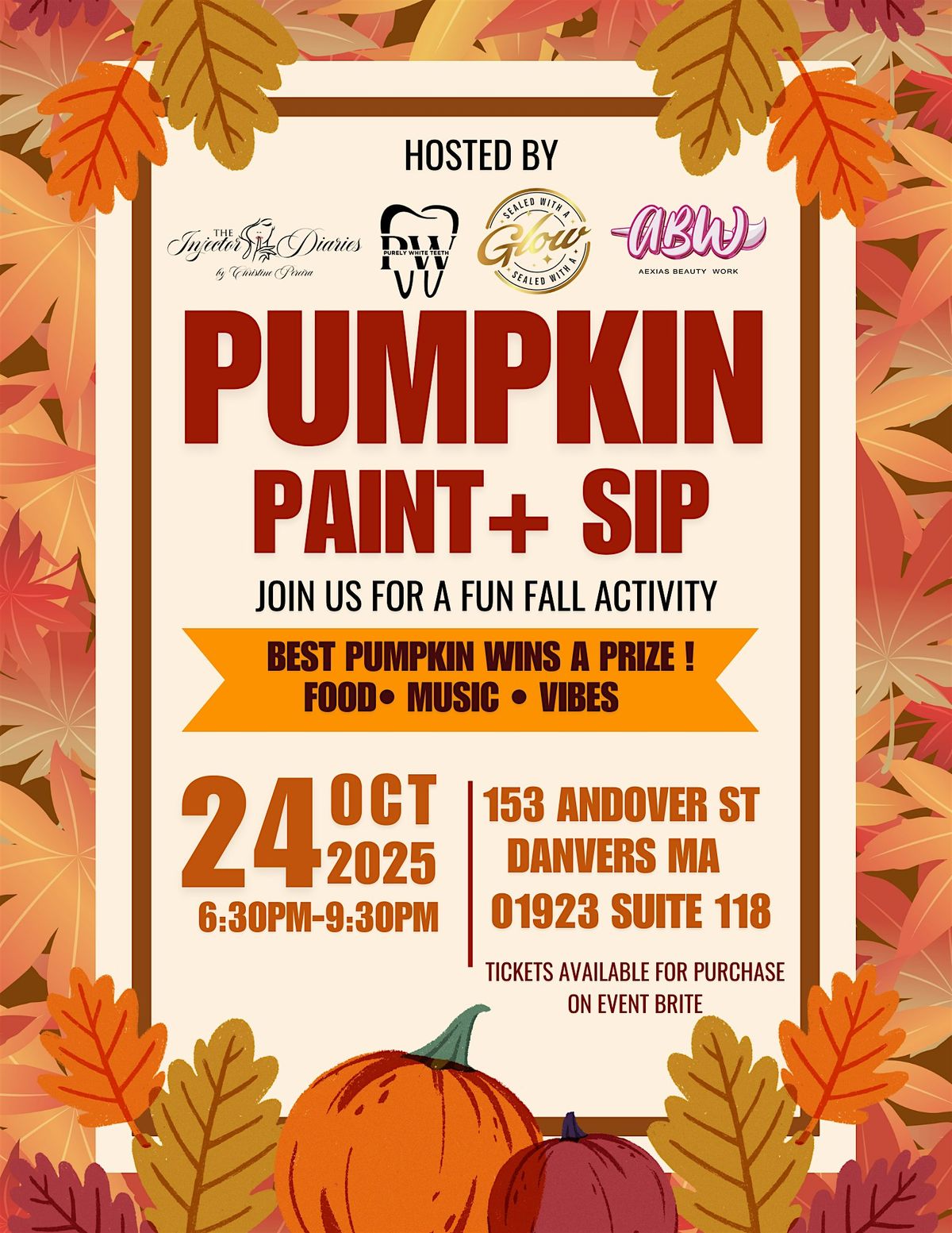 Pumkin Sip And Paint