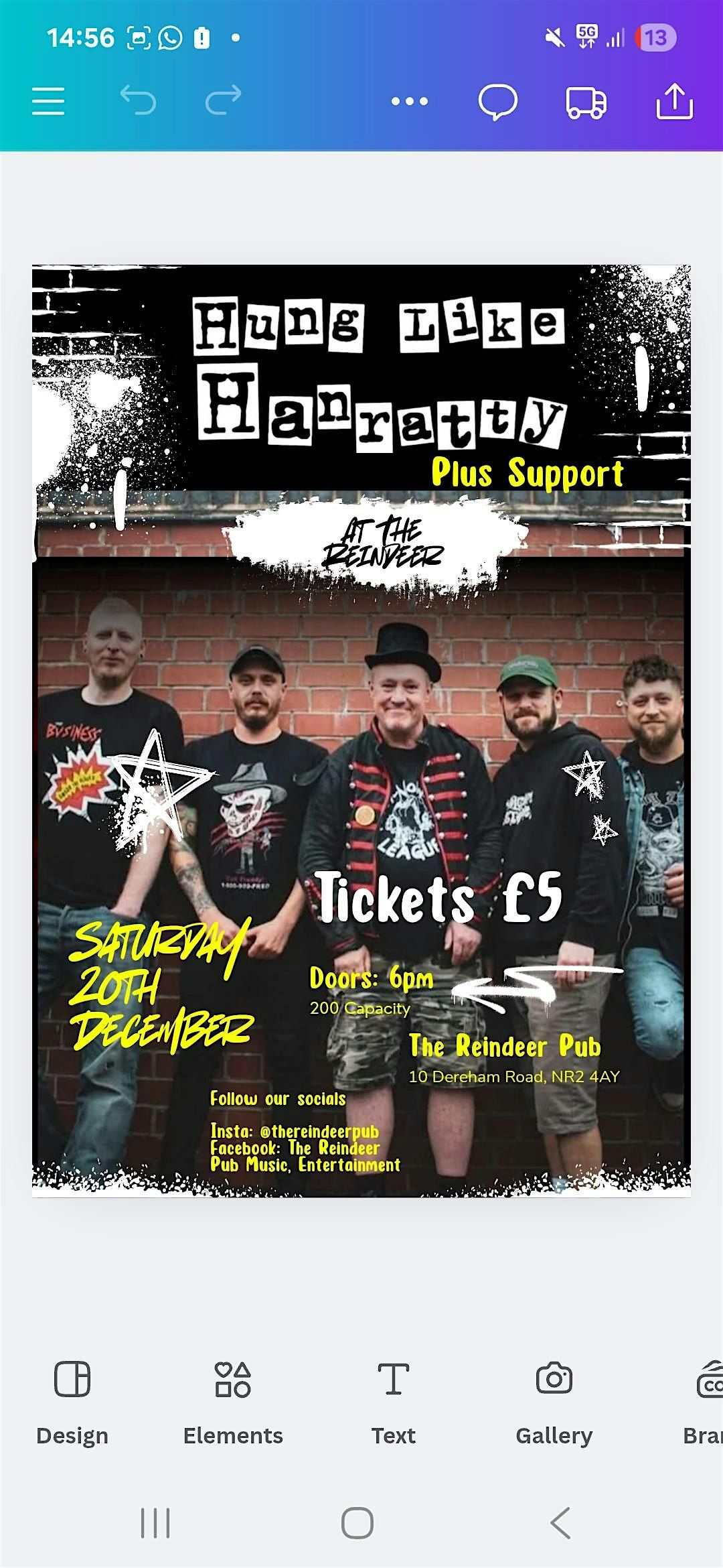 HUNG LIKE HANRATTY AT THE REINDEER PLUS SUPPORT