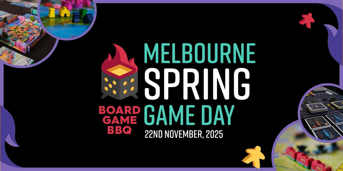 Board Game BBQ Melbourne Game Day Spring 2025