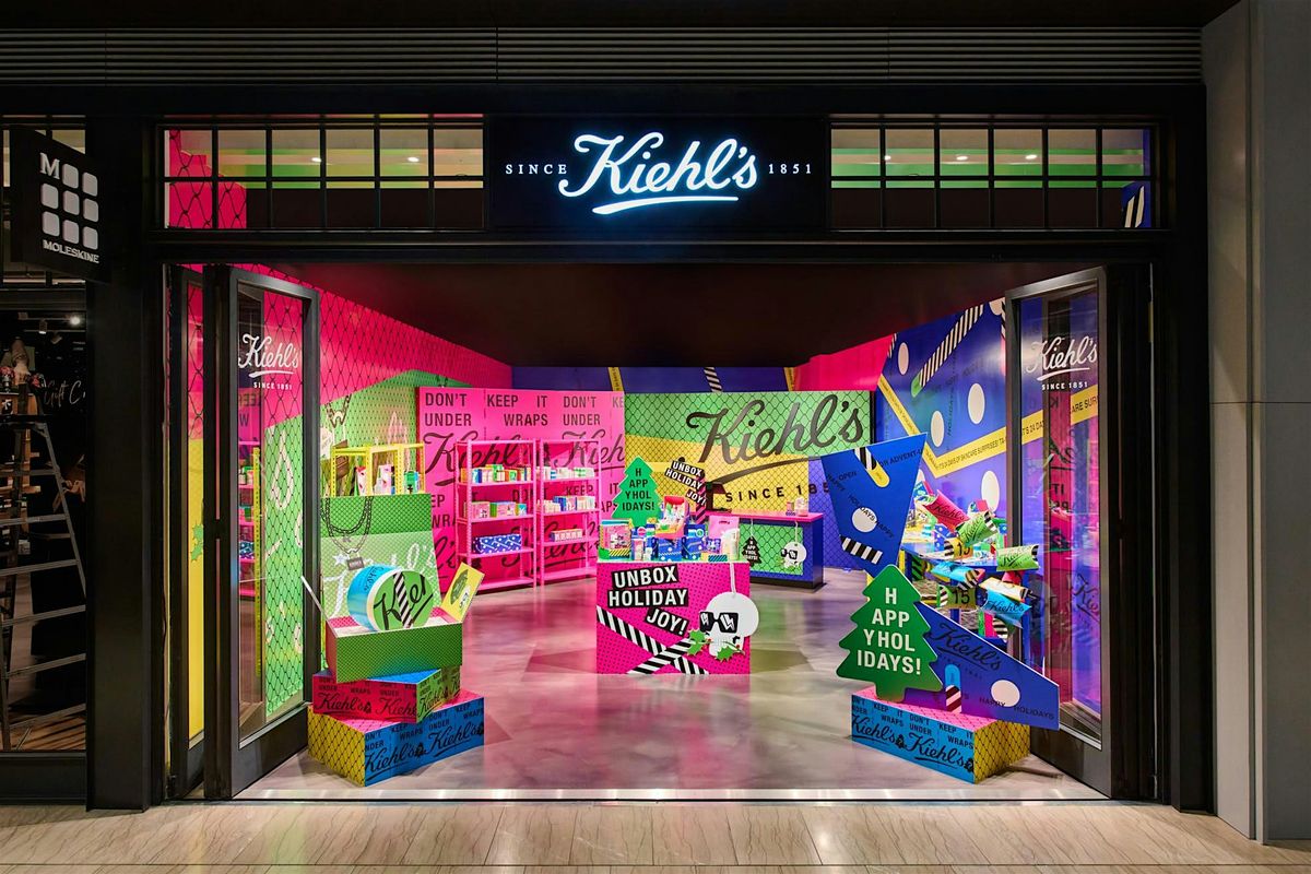 Kiehl's Holiday Popup at Moynihan Train Hall