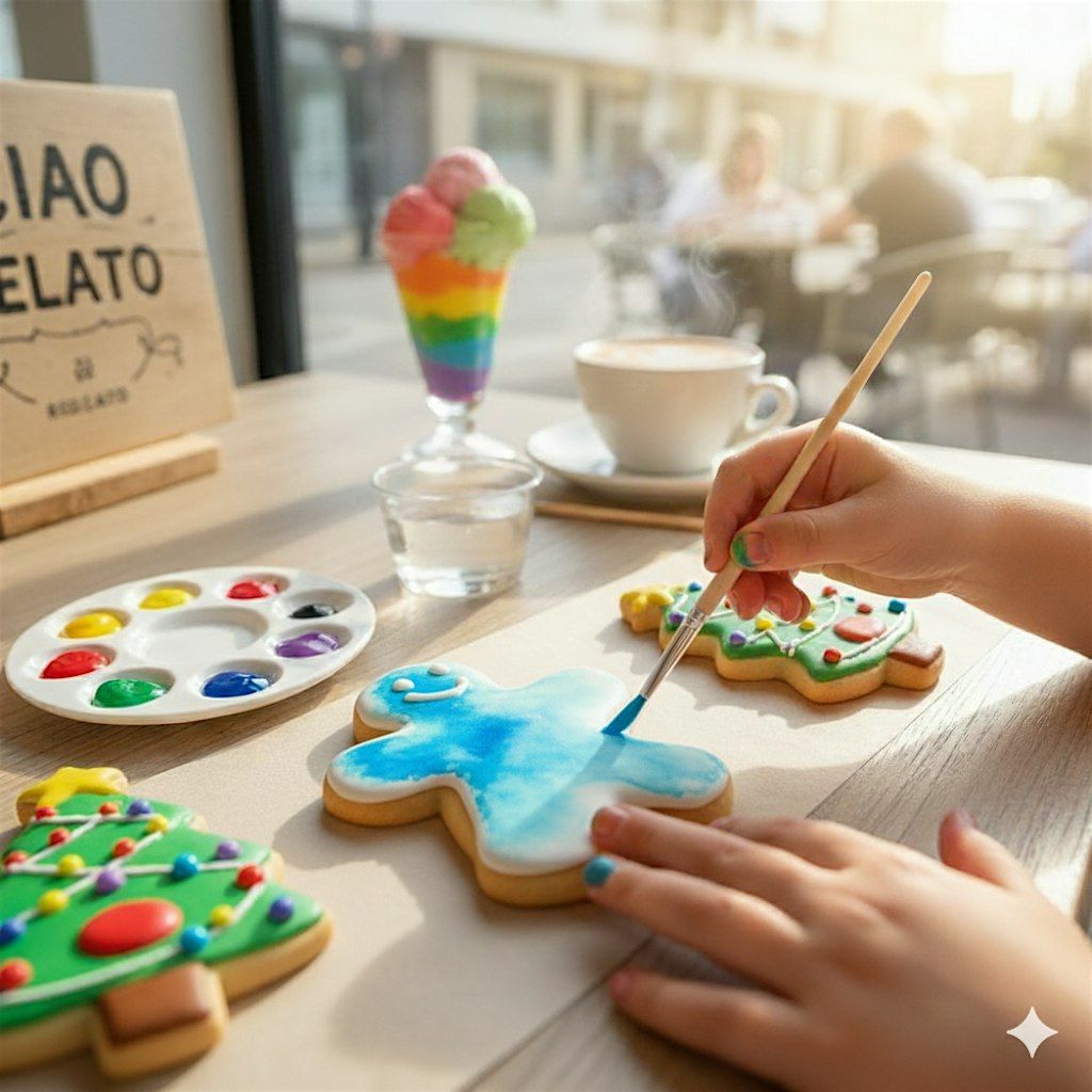 Paint Your Own CHRISTMAS Cookie Workshop at Ciao Gelato!