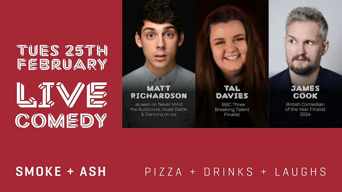 Live Comedy! Pizza + Drinks + Laughs