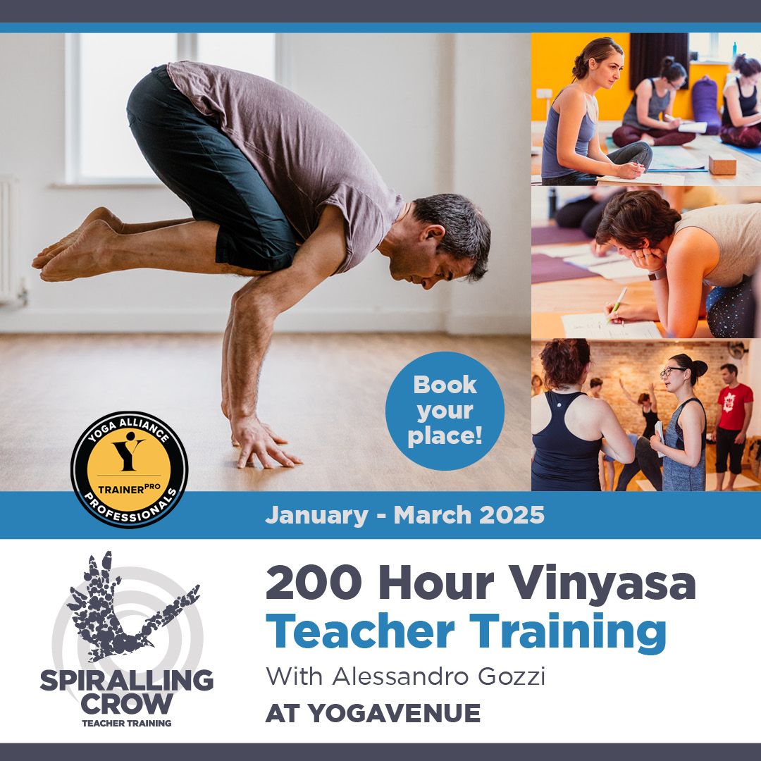 200hr Vinyasa Yoga Teacher Training with Alessandro Gozzi