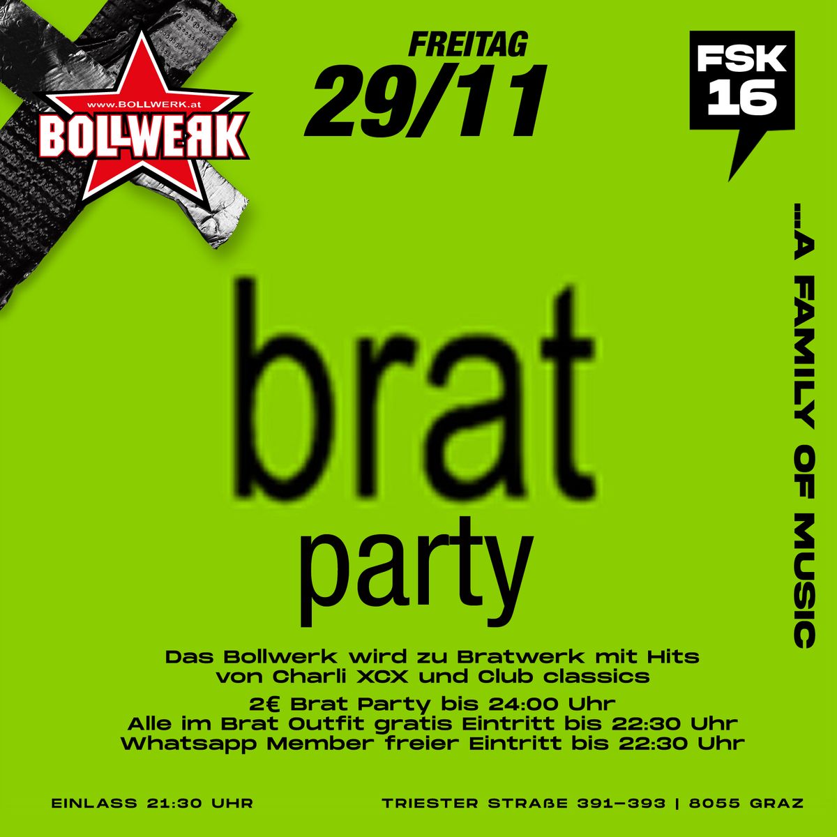 BRAT Party! FSK16