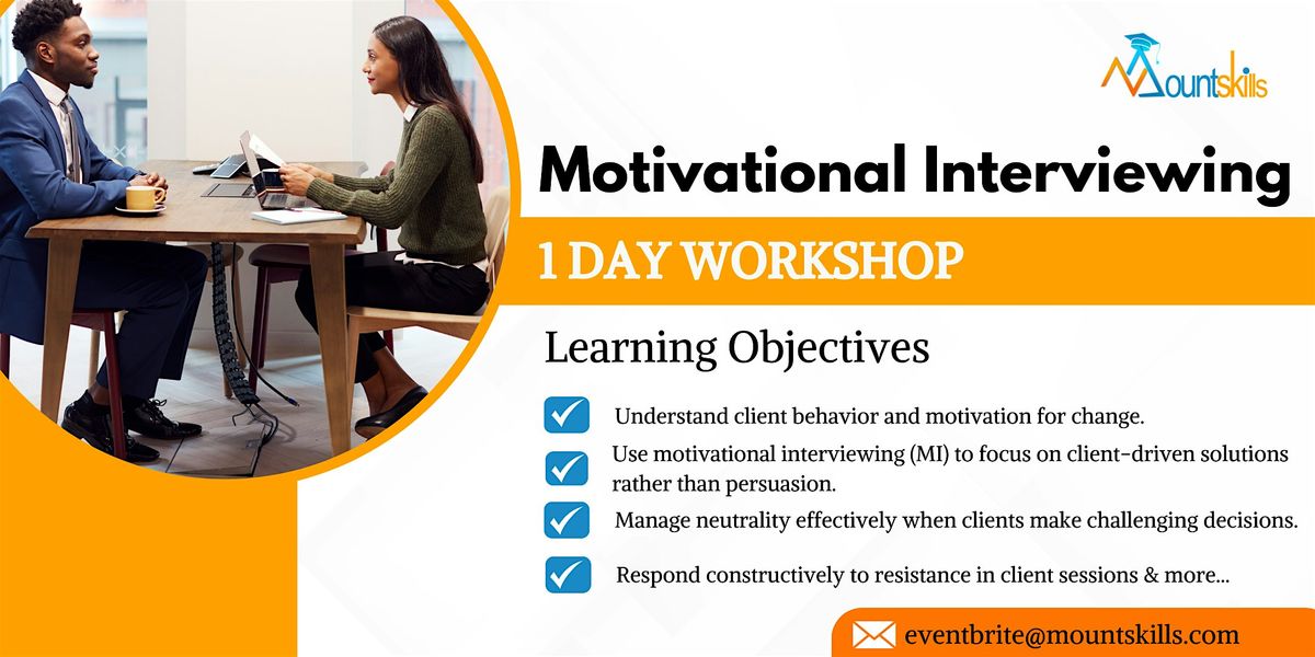 Motivational Interviewing 1 Day Workshop in Lombard, IL