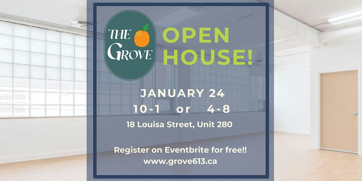 Open House at The Grove Studio