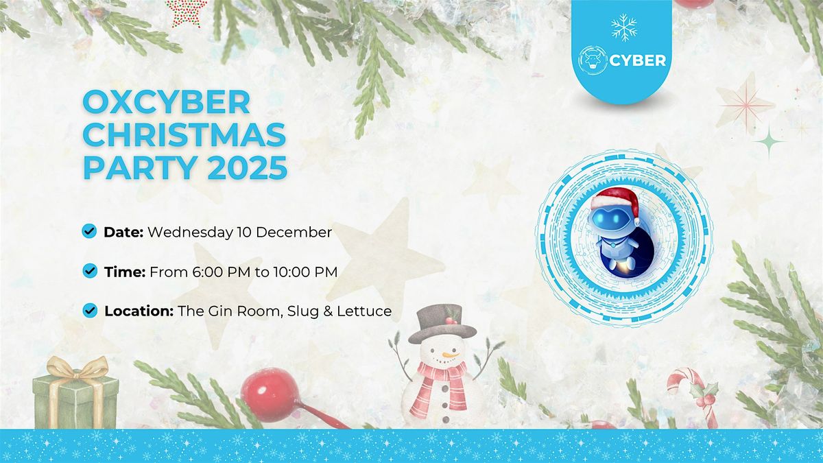 OxCyber Christmas Party 2025