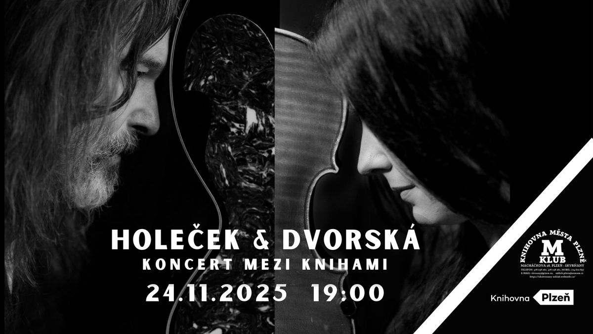 HOLE\u010cEK & DVORSK\u00c1: Koncert mezi knihami