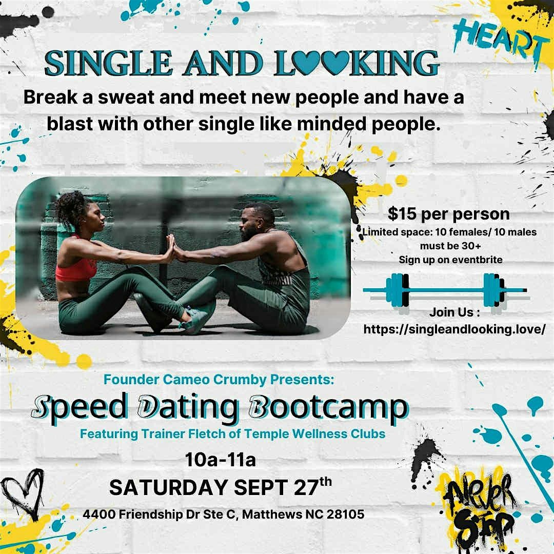 Single And Looking Speed Dating Bootcamp