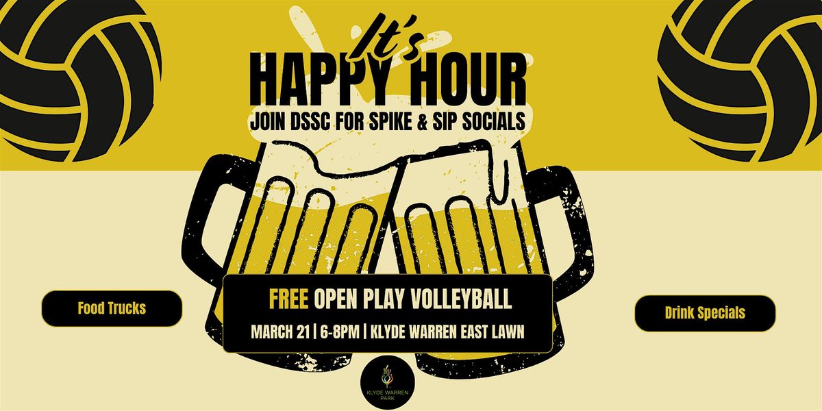 Spike & Sip Social - Open Volleyball Happy Hour