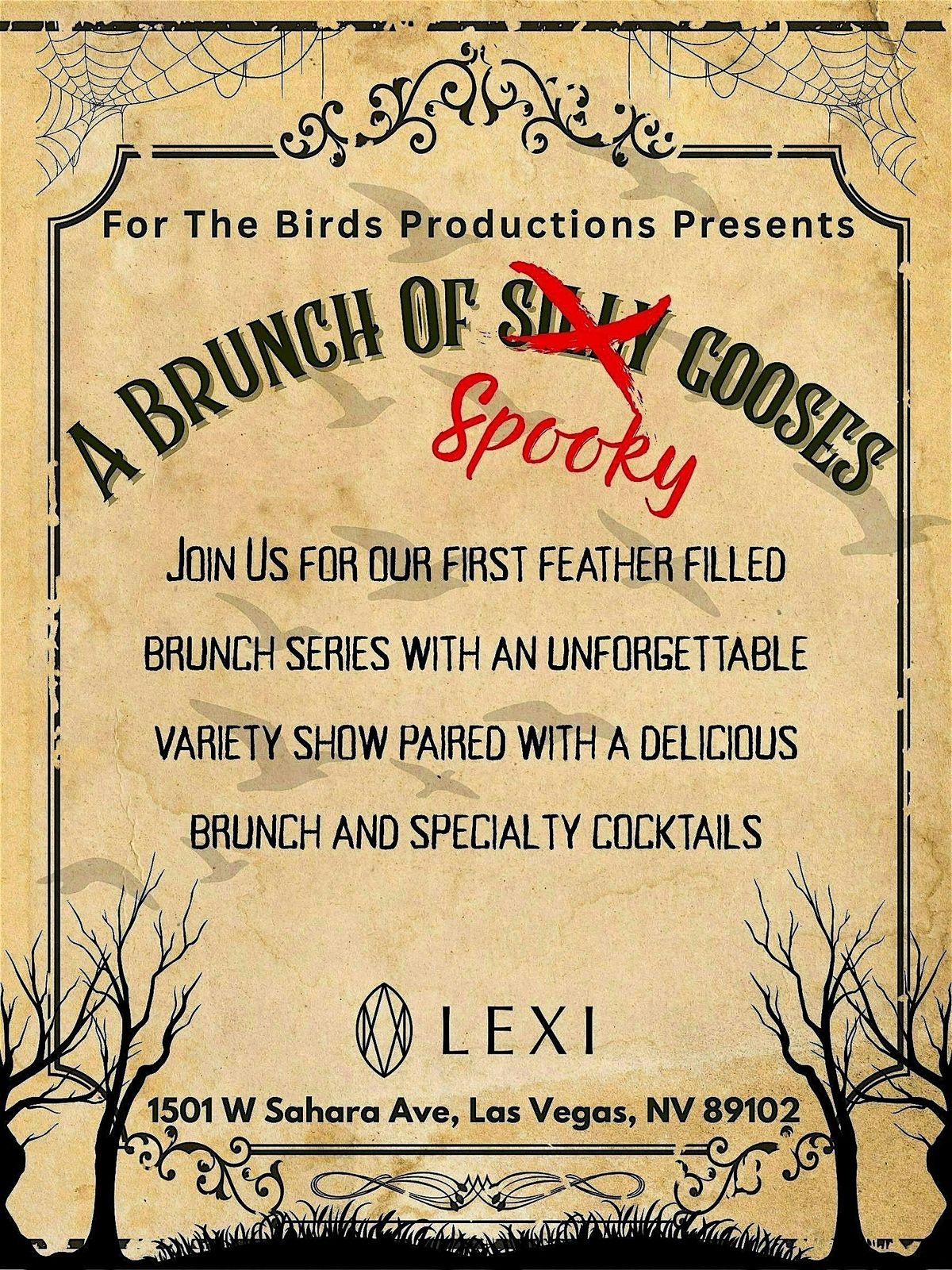 A Brunch of Spooky Gooses