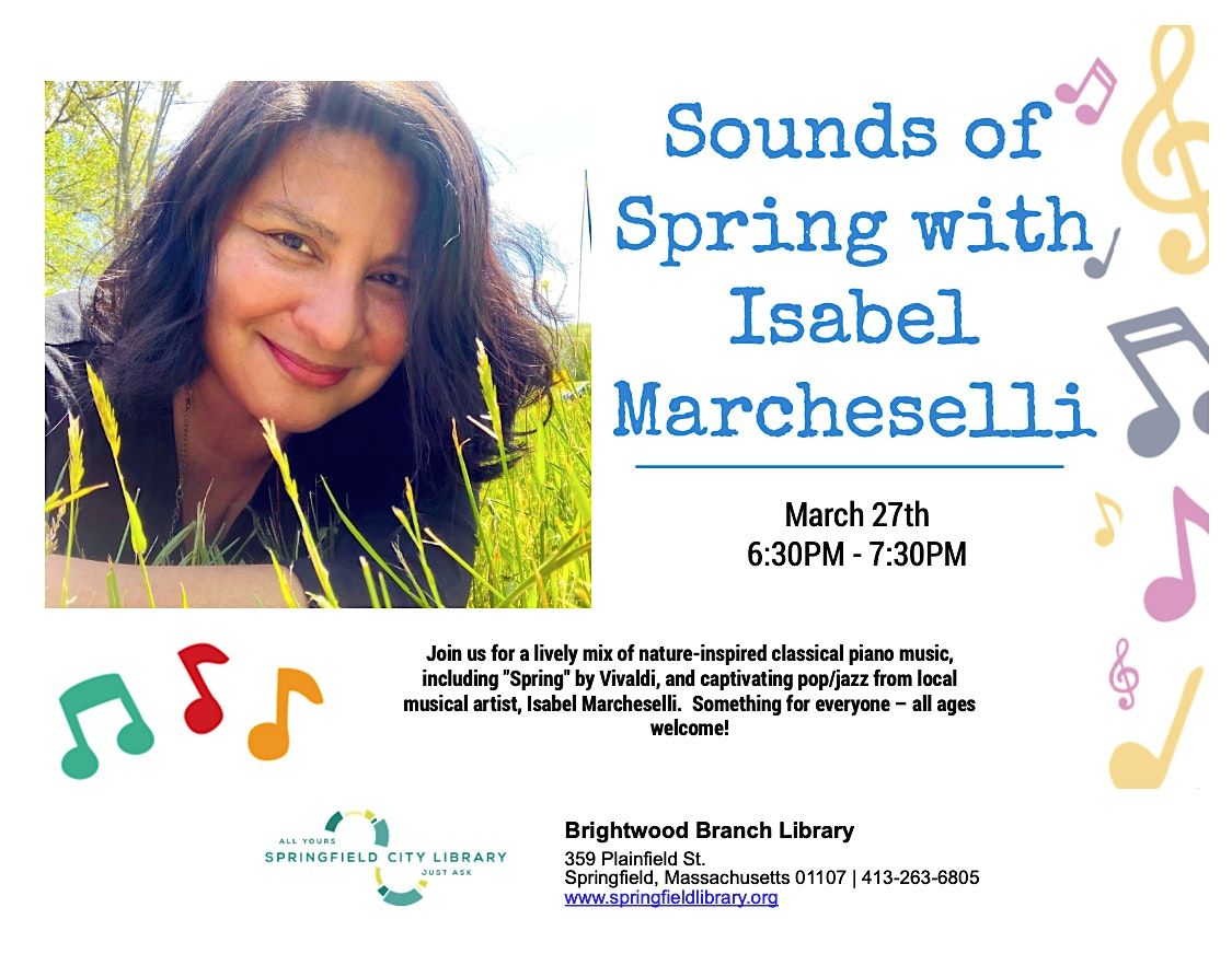 "Sounds of Spring" concert with Isabel Marcheselli