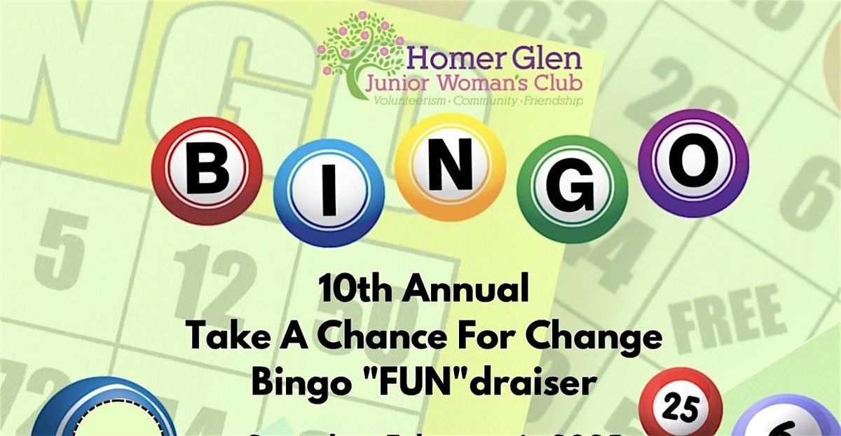 Take a Chance for Change BINGO FUNdraiser