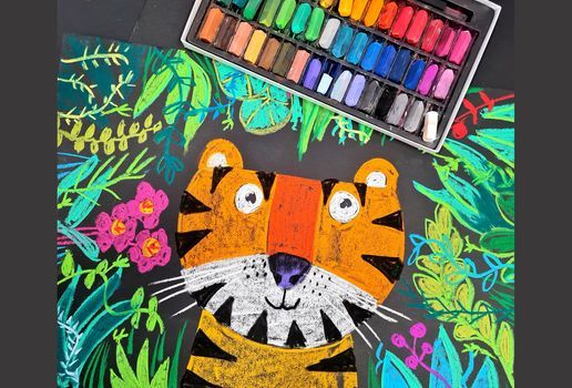 Forest Tiger Illustration (Creative Kids)
