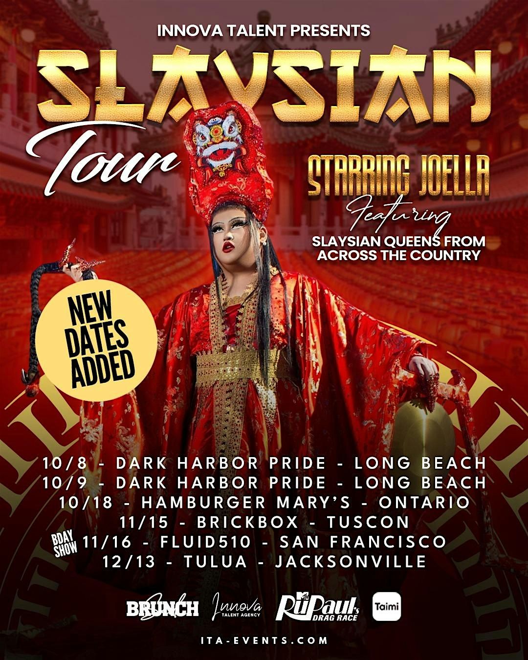 THE SLAYSION TOUR w\/ Joella (OAKLAND)