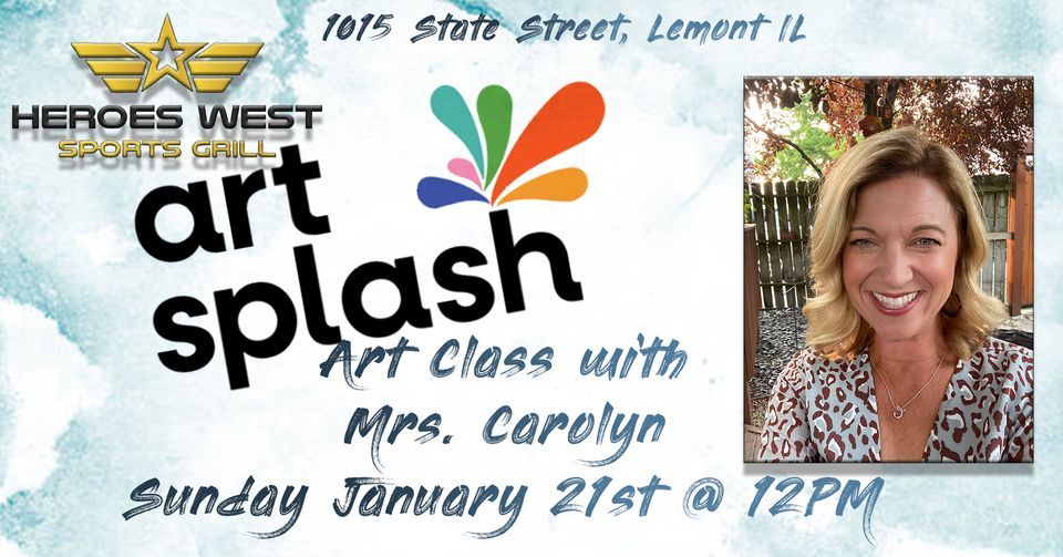 Spring Art with Ms. Carolyn (Ages 11 - 17) - Lemont Library