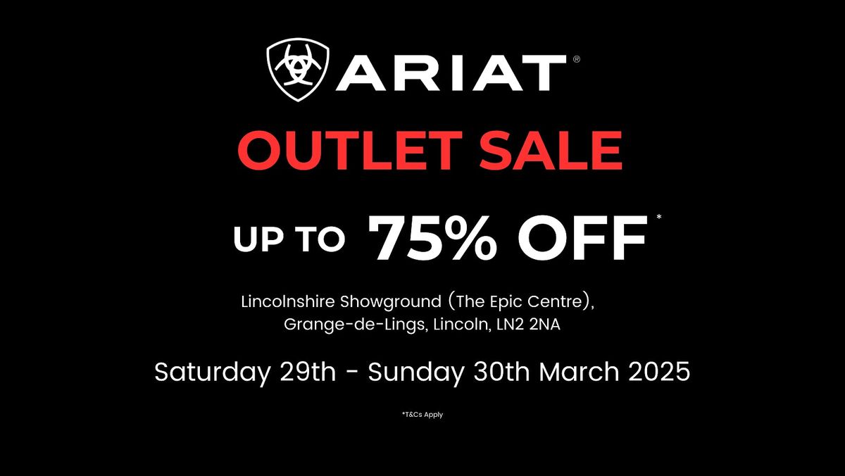 ARIAT OUTLET SALE - LINCOLNSHIRE SHOWGROUND