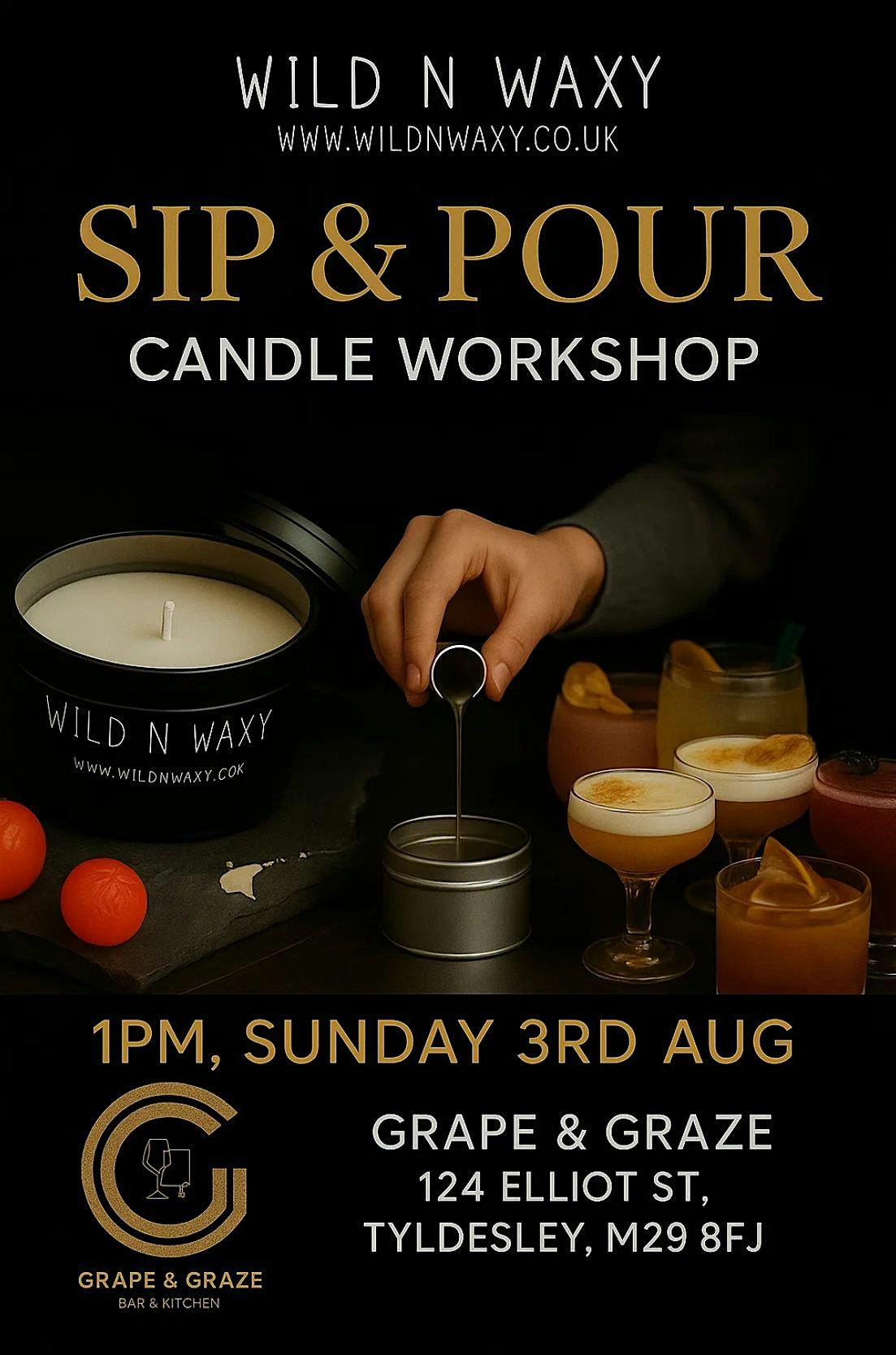 Halloween Sip & Pour Candle Workshop