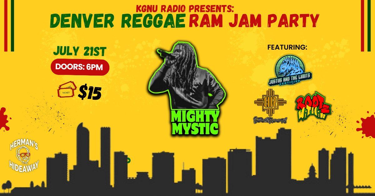 KGNU Presents: The Denver Reggae Ram Jam Party ft Mighty Mystic & More