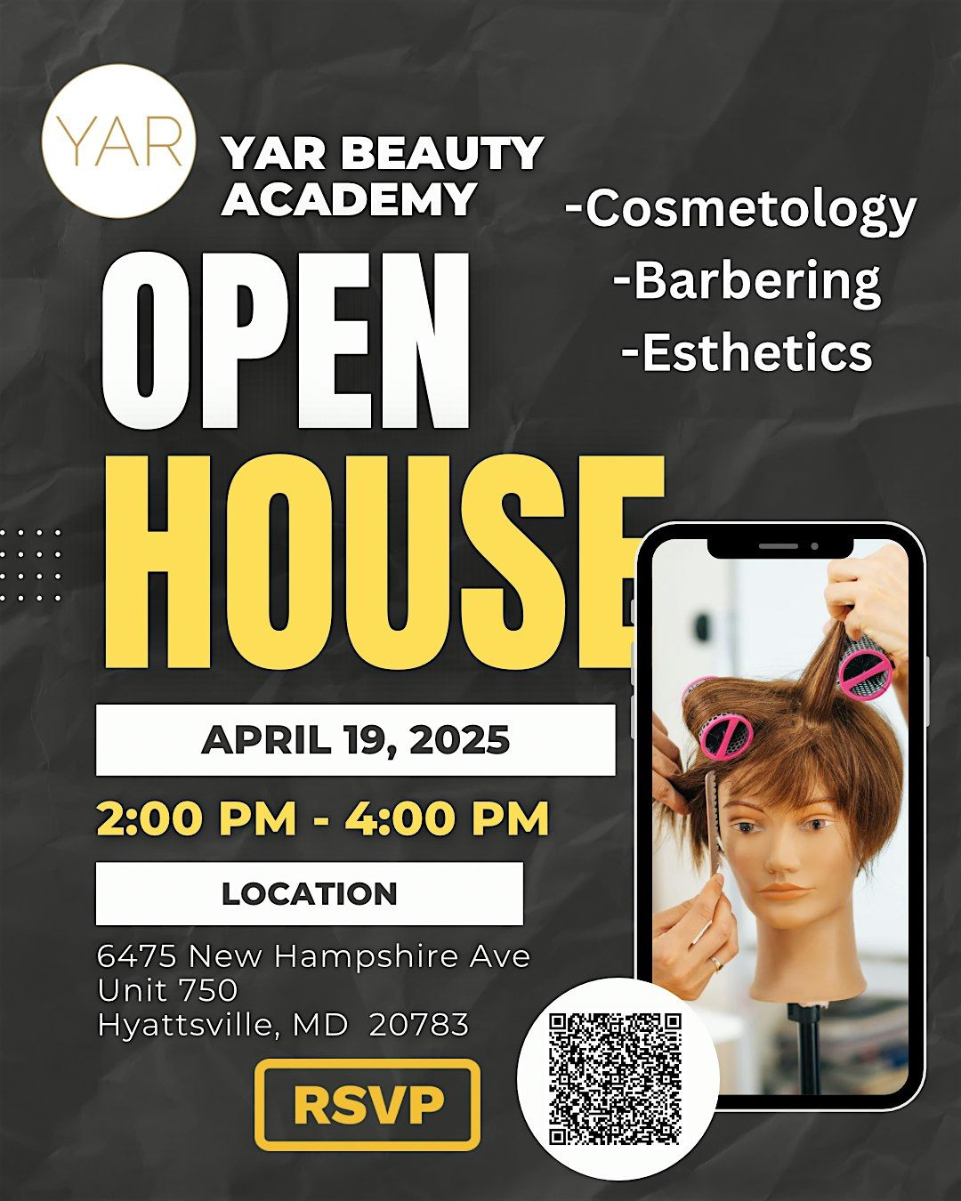 Open House for Yar Beauty Academy New Students