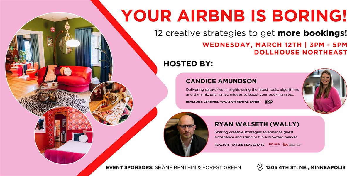 Your AirBnb is boring, 12 creative strategies to get more bookings!