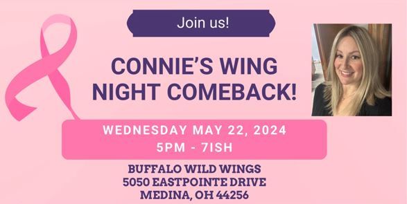 Connie's Wing Night Comeback! A Celebration of Connie Carlton's Cancer Journey