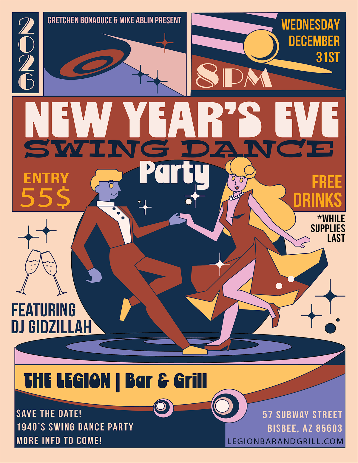 New Year's Eve 1940's Swing Dance Party