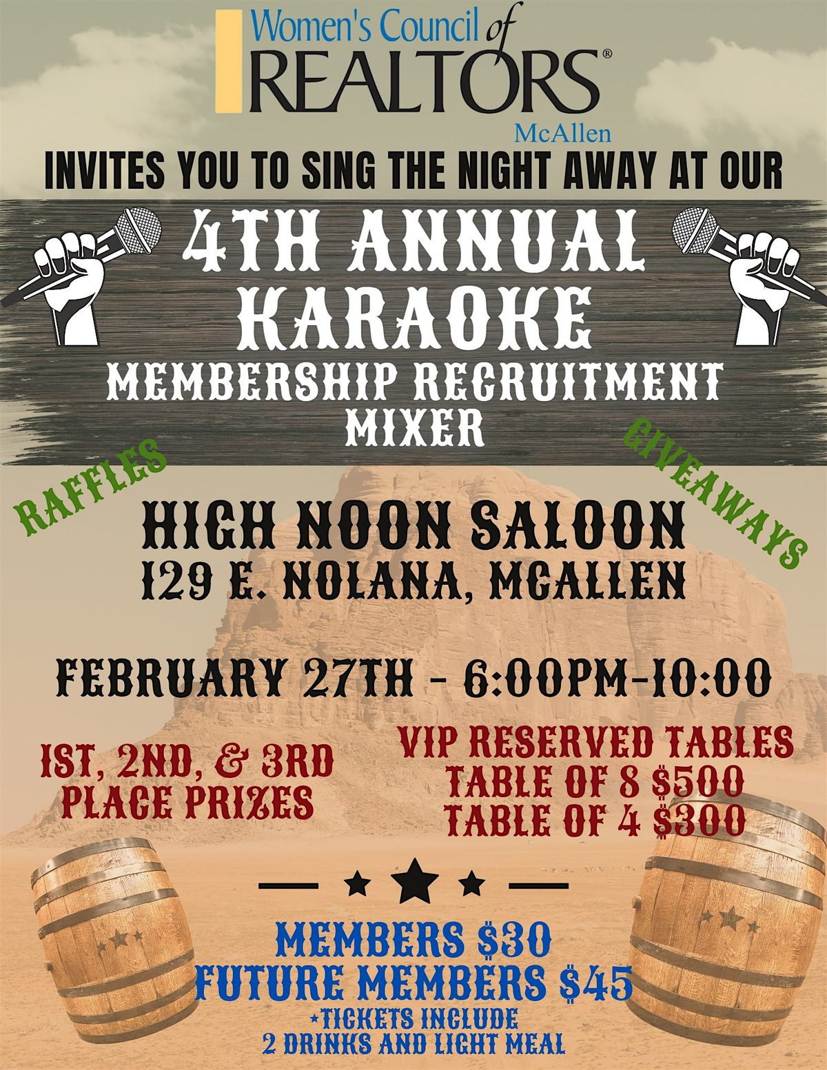 4th Annual Karaoke Membership Mixer