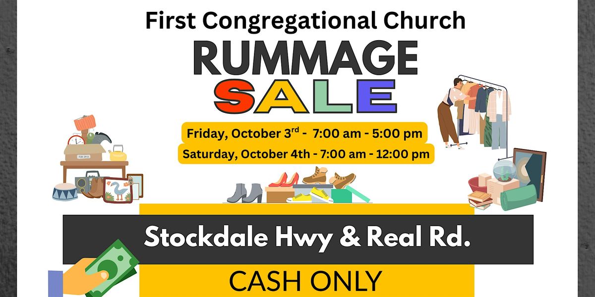 Two-Day Rummage Sale \u2013 Don\u2019t Miss Bakersfield\u2019s Treasure Hunt!
