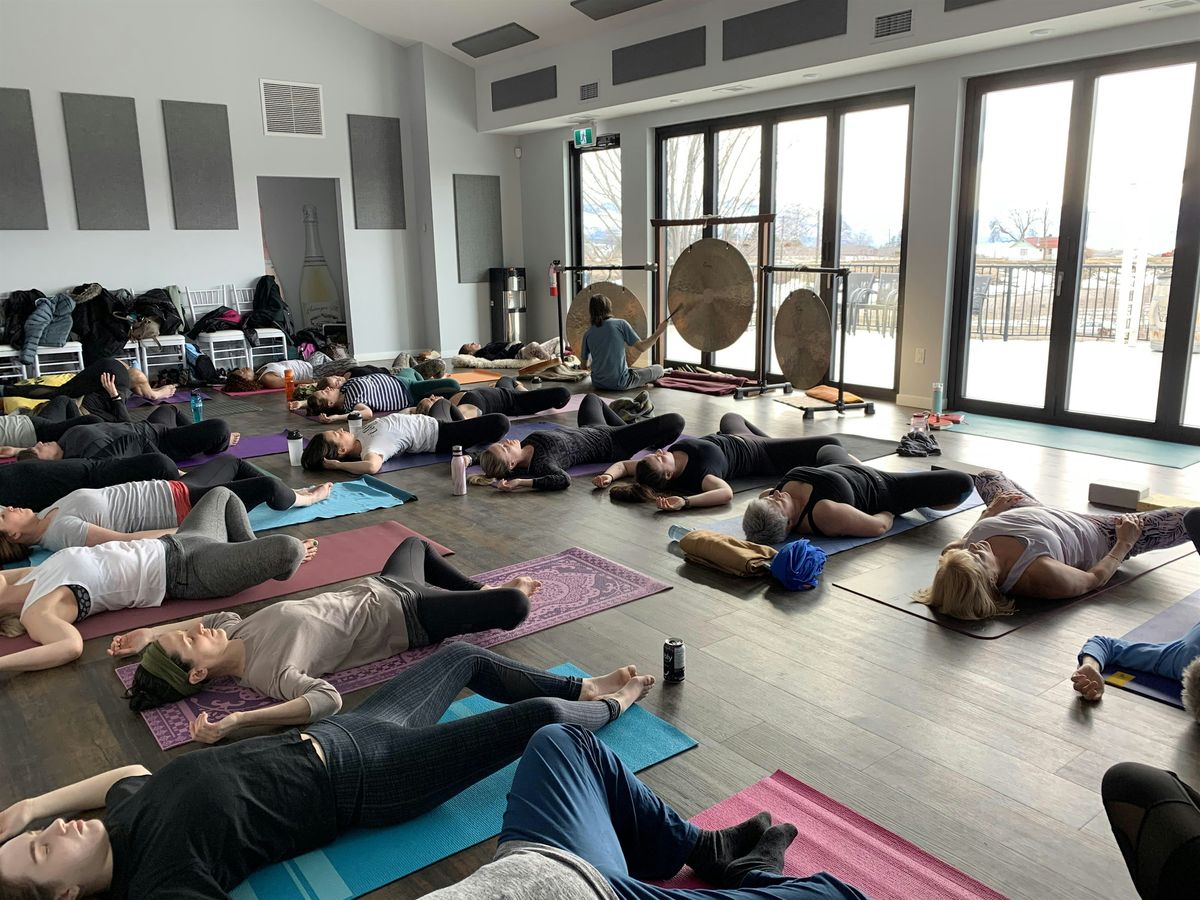 Yoga & Gong Bath: A Soul-Soothing Experience  At Soma Cidery!!