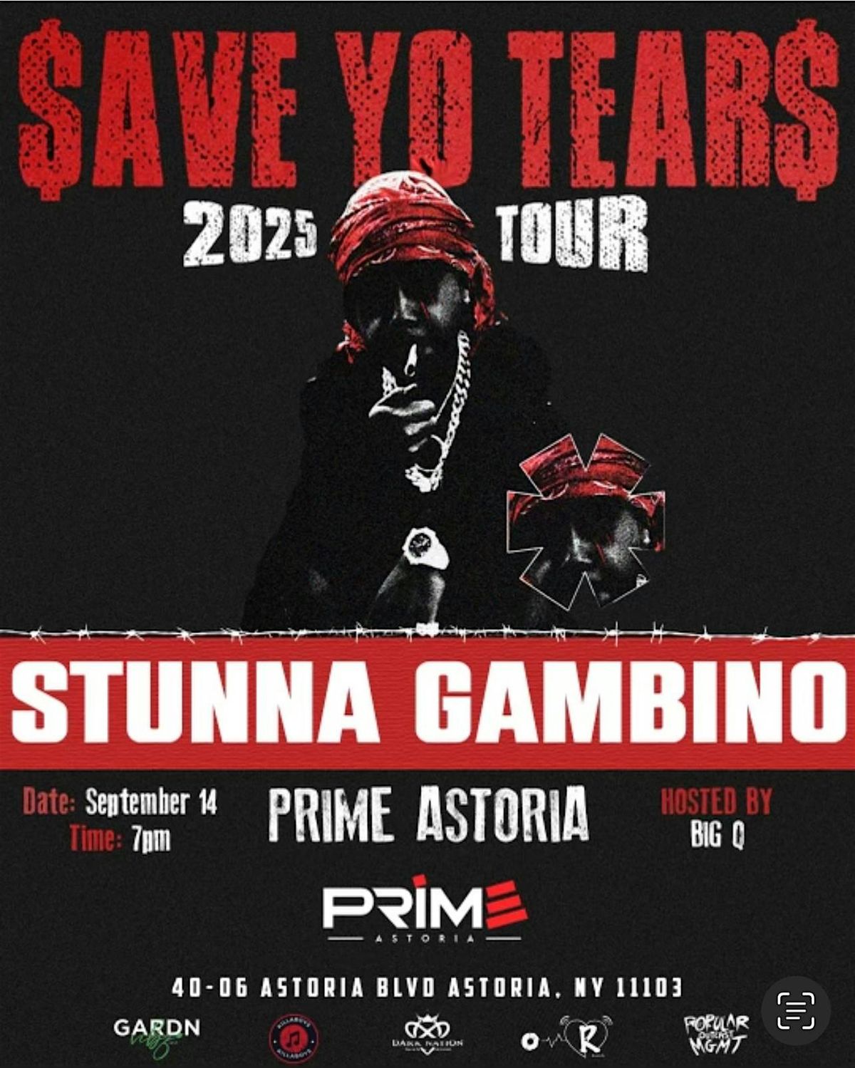 Stunna Gambino Save Yo Tears Tour