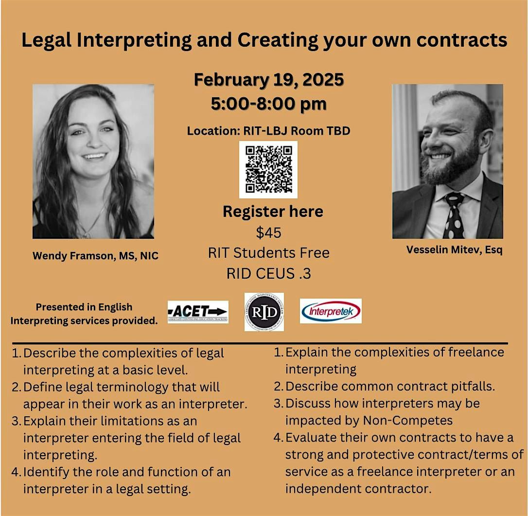 Legal Interpreting and Creating your own contract