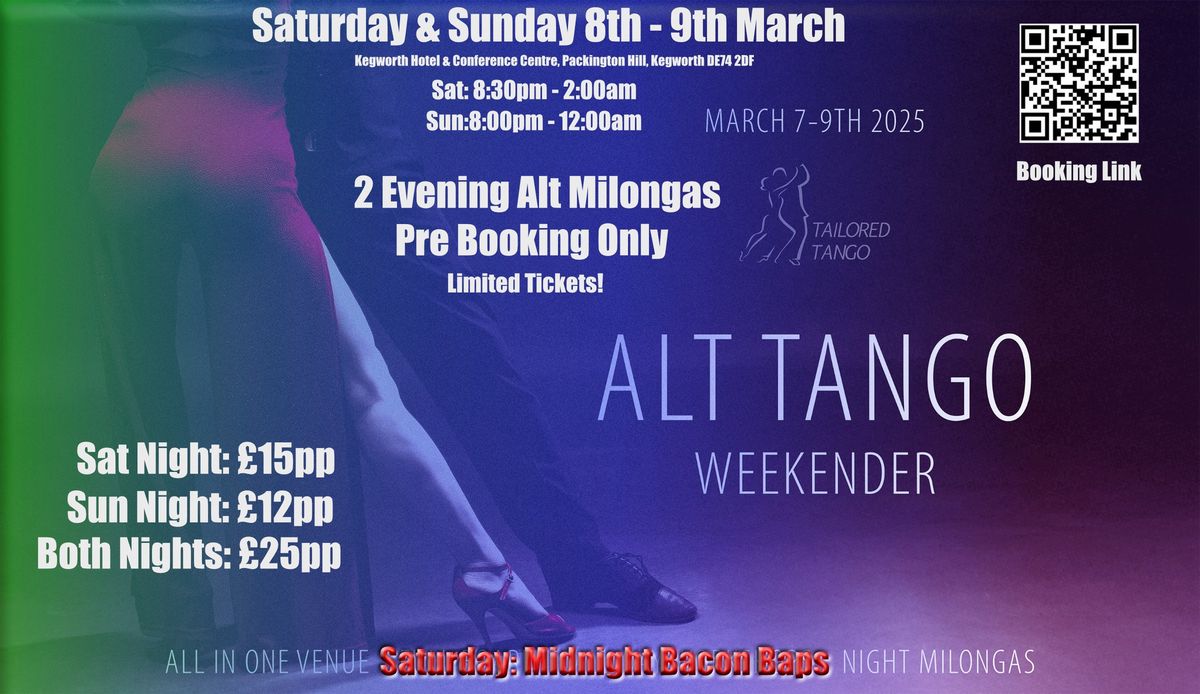 Tailored Tango Saturday & Sunday Night  Pass