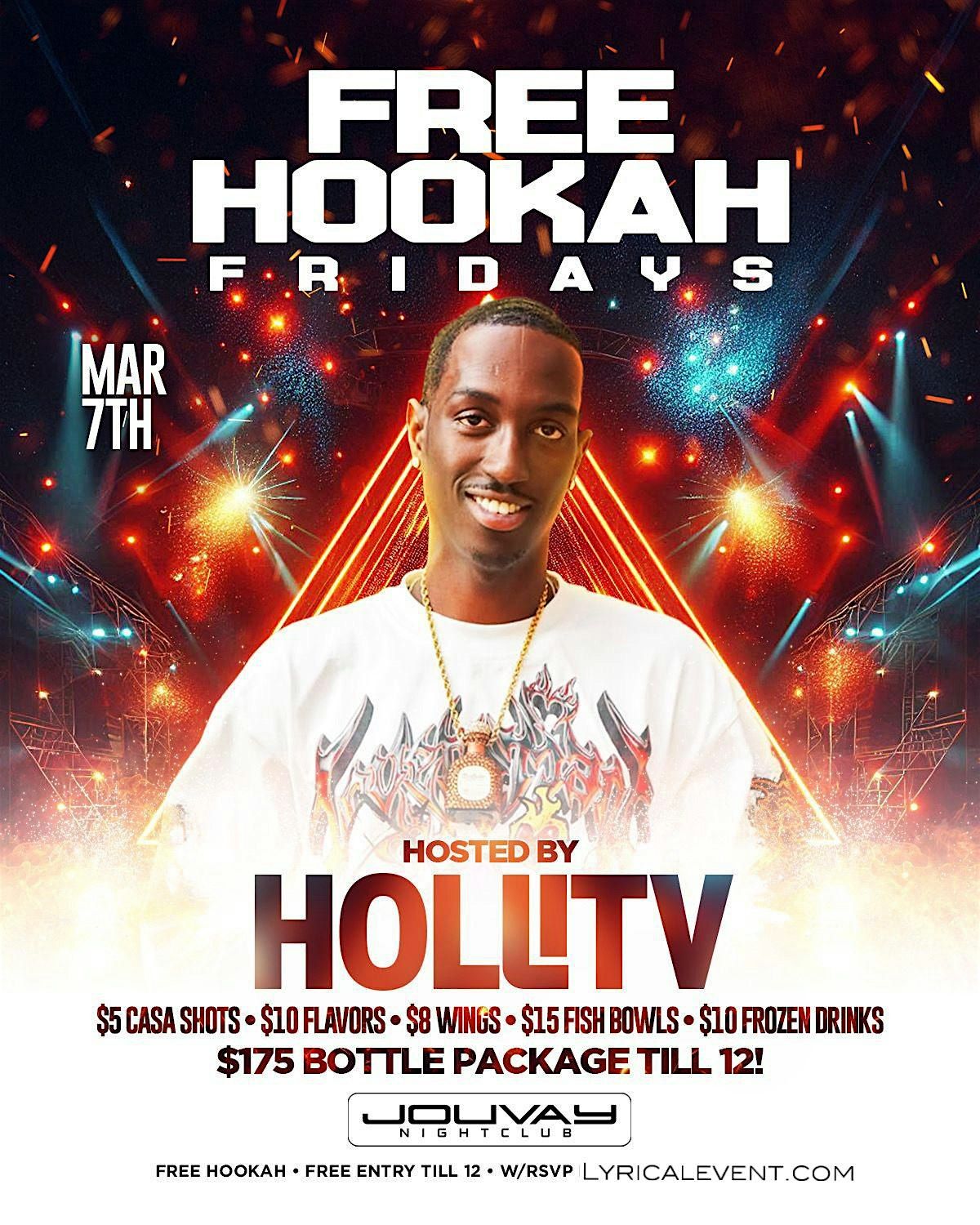 Free Hookah Fridays @Jouvay Hosted By HolliTV