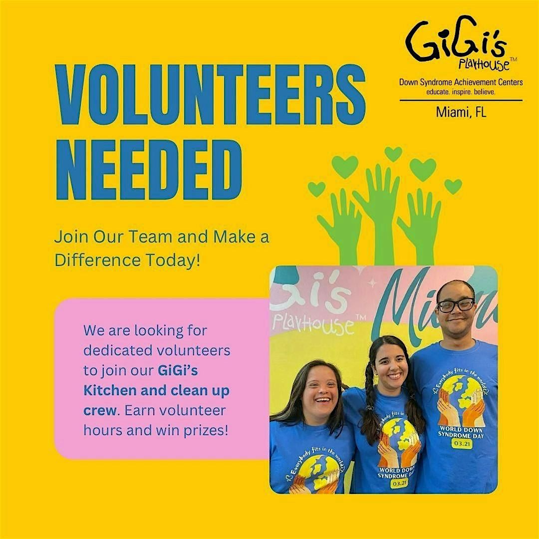 GiGi's Playhouse-Down Syndrome Achievement Center- Volunteers Needed
