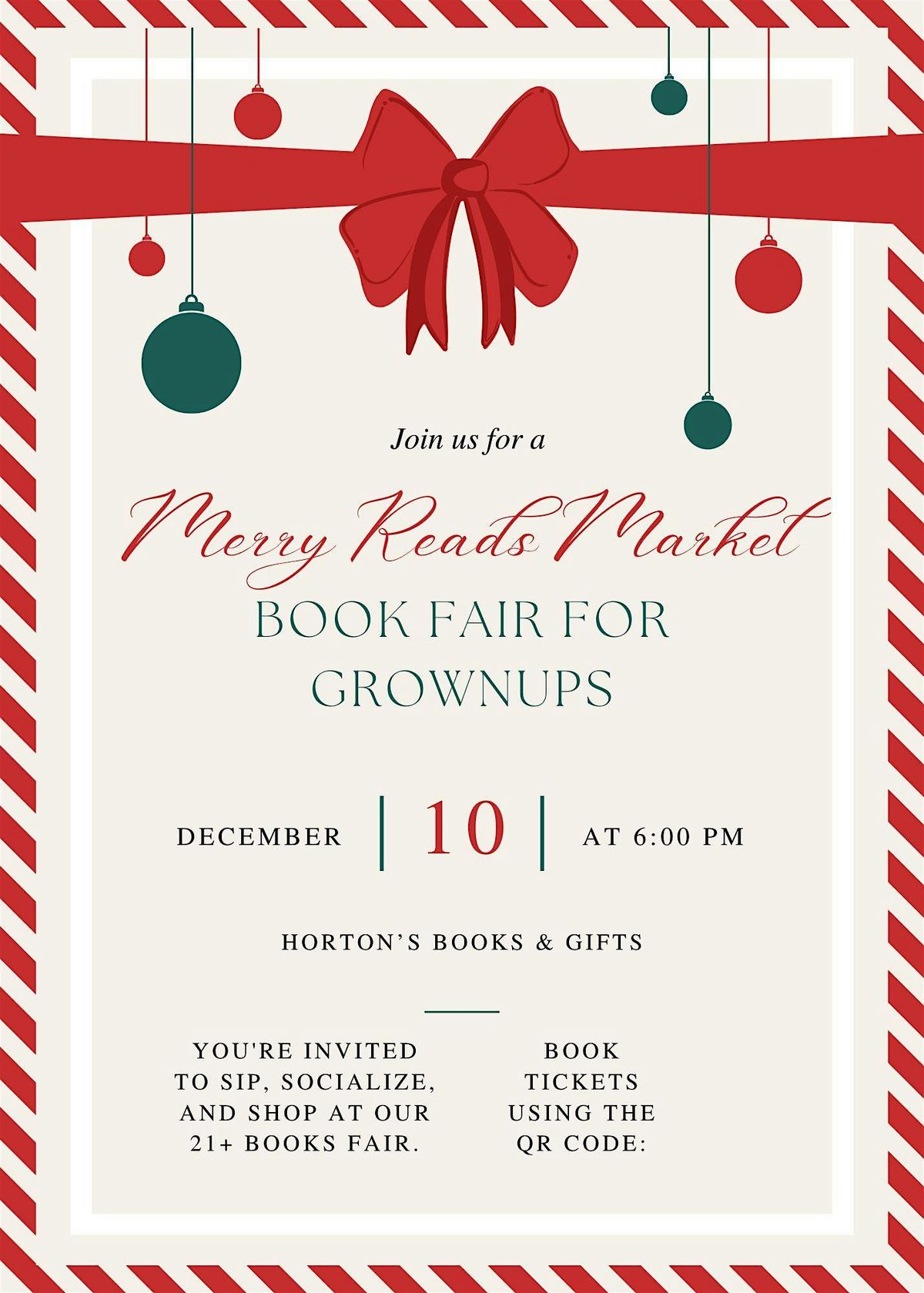 Merry Reads Market: Book Fair for Grownups