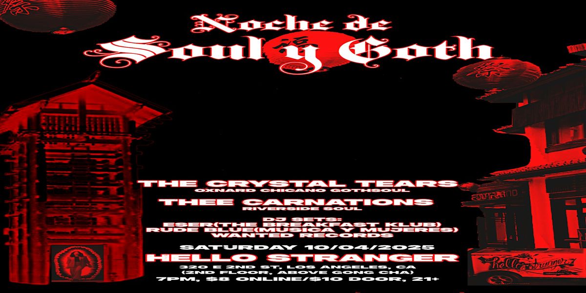 Noche De Soul Y Goth at Hello Stranger