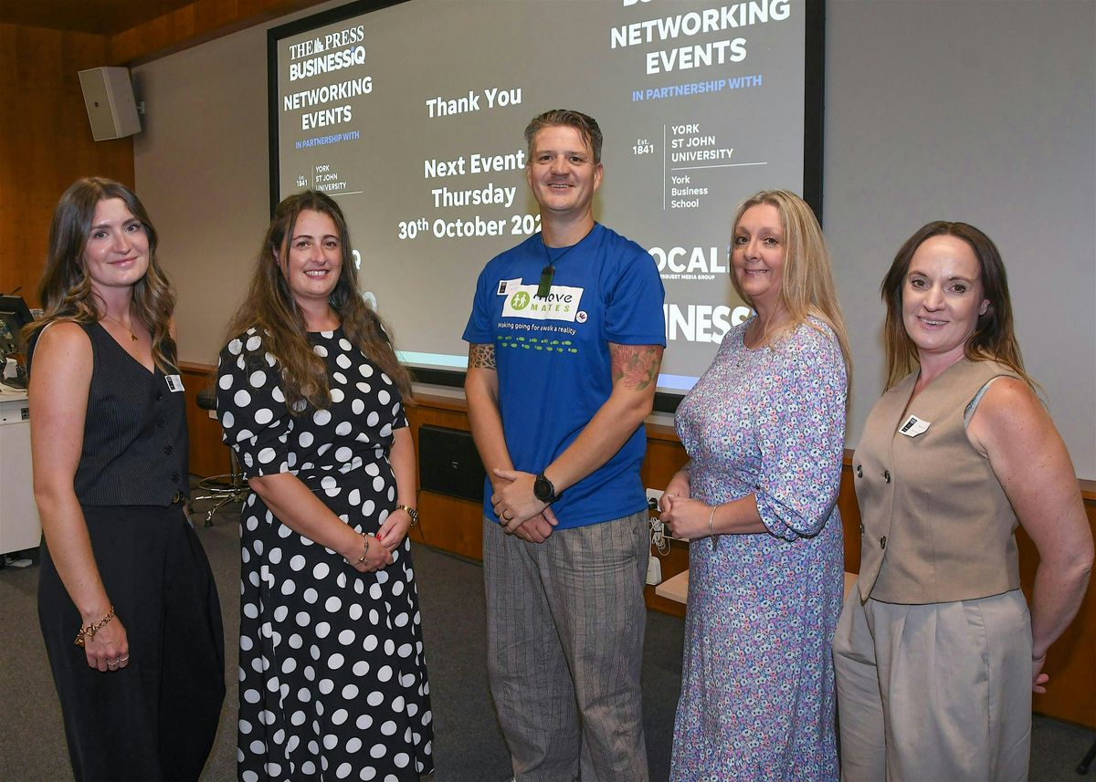 York Business Networking Event with The Press and York St John University