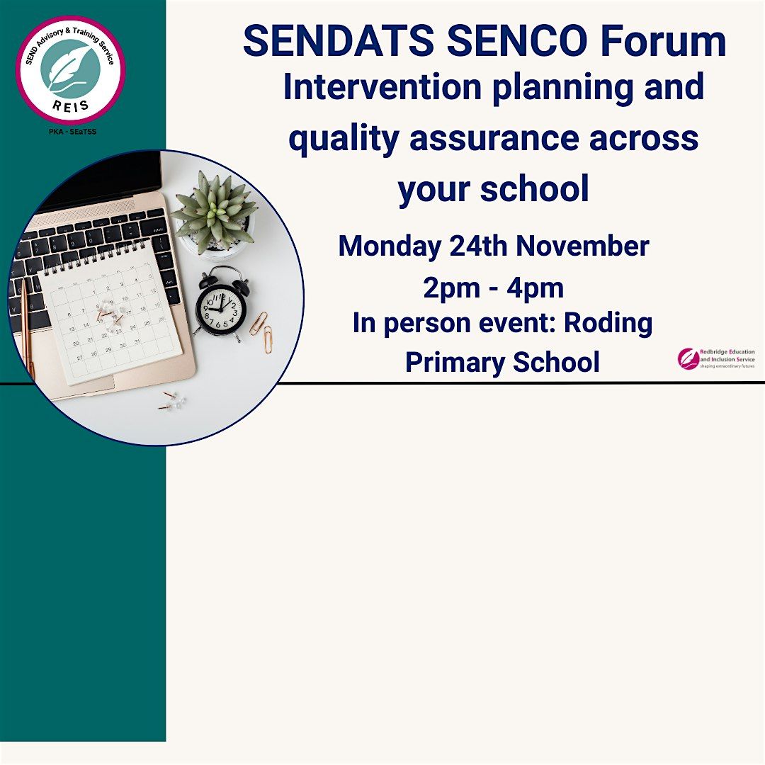 SENDATS SENCO forum: Intervention planning and quality assurance