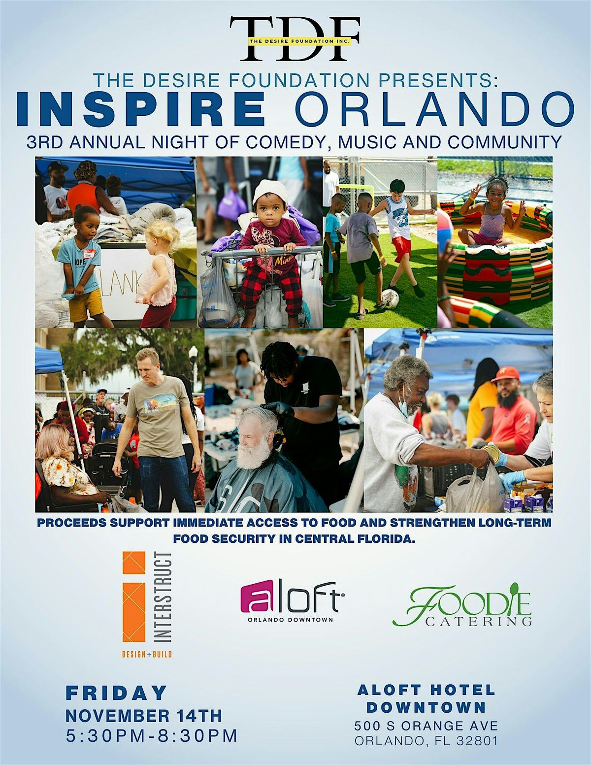 "Inspire Orlando" Inspire Orlando: A Night of Comedy, Music, and Community