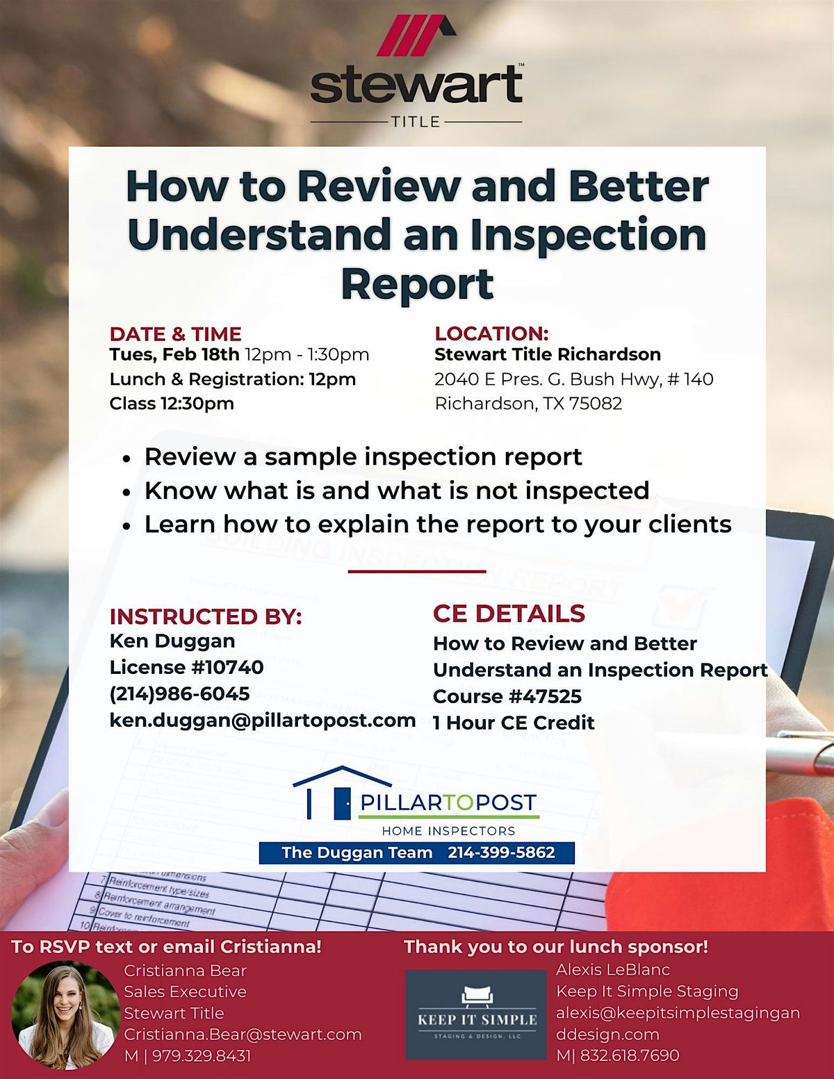 CE Course: How to Review and Better Understand an Inspection Report