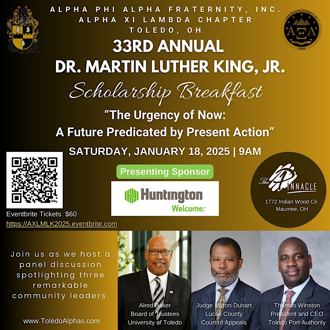 33rd Annual Dr. Martin Luther King, Jr. Scholarship Breakfast