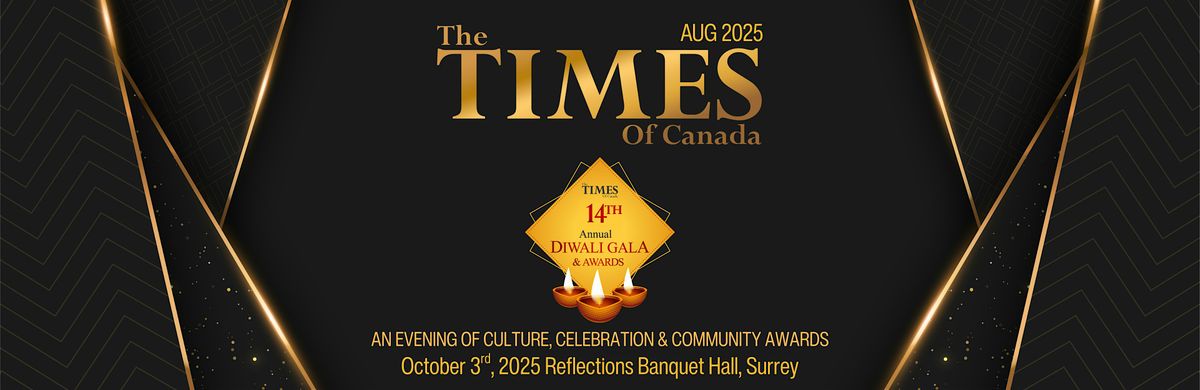 Times of Canada Diwali Gala and Awards 2025